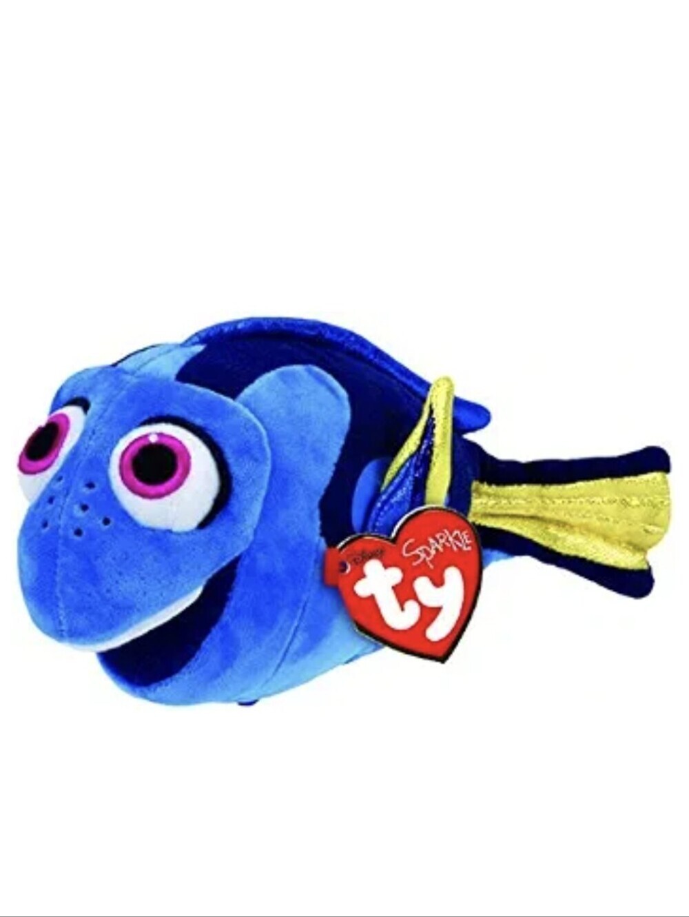 TY Sparkle - DORY Finding Nemo Blue Fish 9" Plush